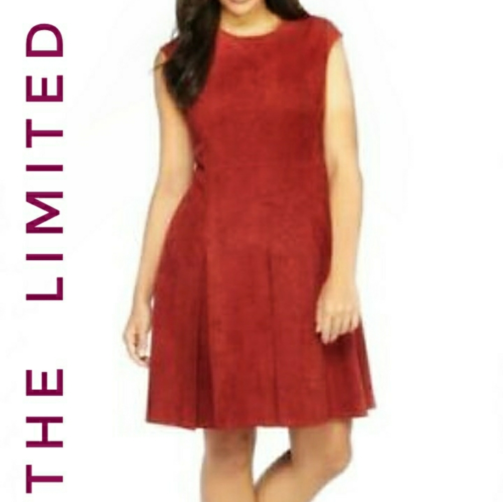 Limited Rust Red Suede Dress Soft Size 3x